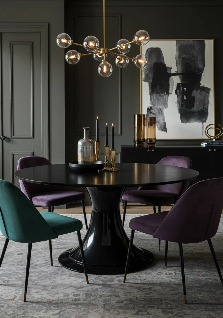 22 Modern Round Dining Room Sets to Elevate Your Space