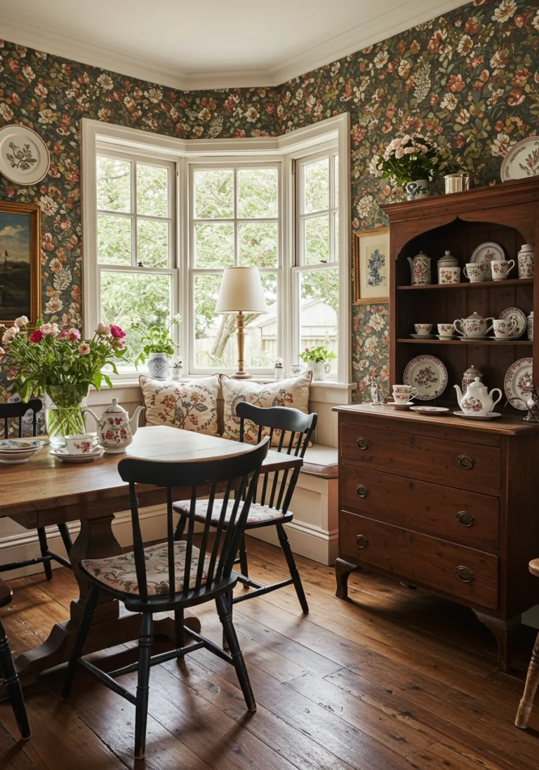 25 Cozy & Charming Cottagecore Dining Room Ideas