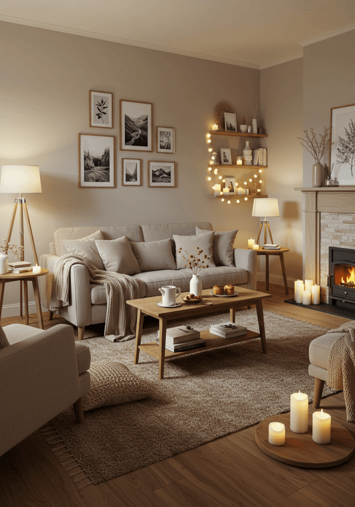 Hygge-Style Cosy Living Room