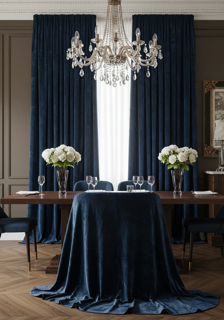 20 Stylish Dining Room Window Treatments for  Ambiance