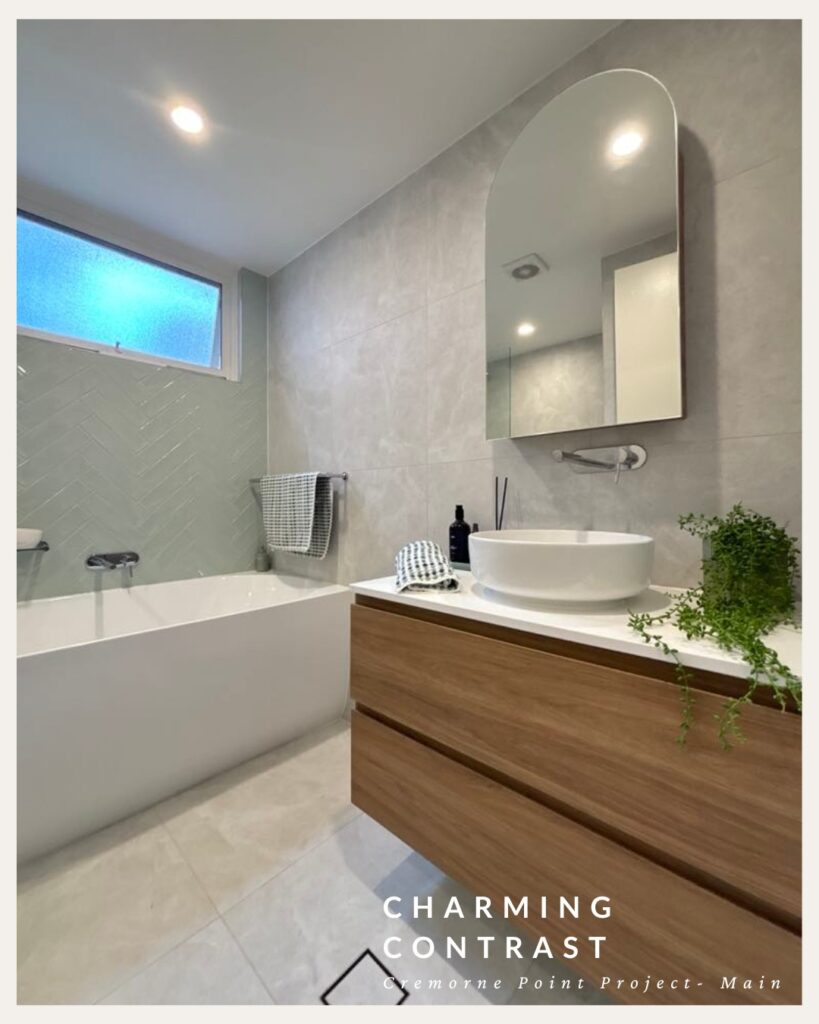 Charming Contrast – Modern Elegance with Natural Warmth

