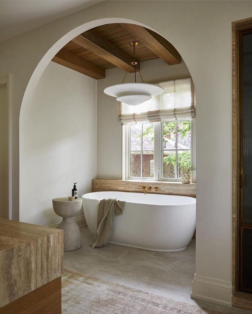 Elegant Mediterranean-Inspired Bathroom Retreat

