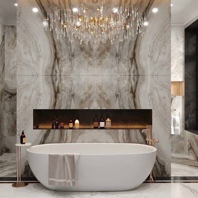 Luxurious Marble Bathroom

