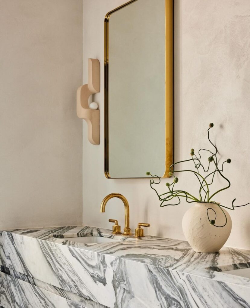 Luxurious Marble Vanity
