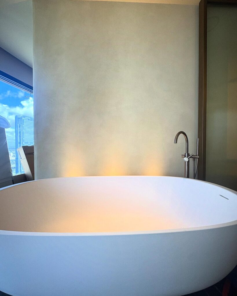 Luxury Freestanding Bathtub with a View


