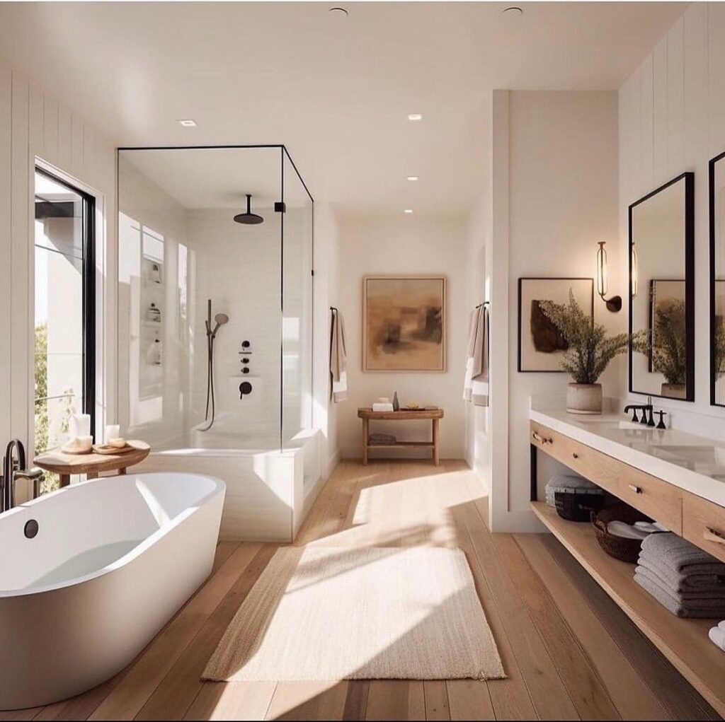 Minimalist Scandinavian Bathroom Design

