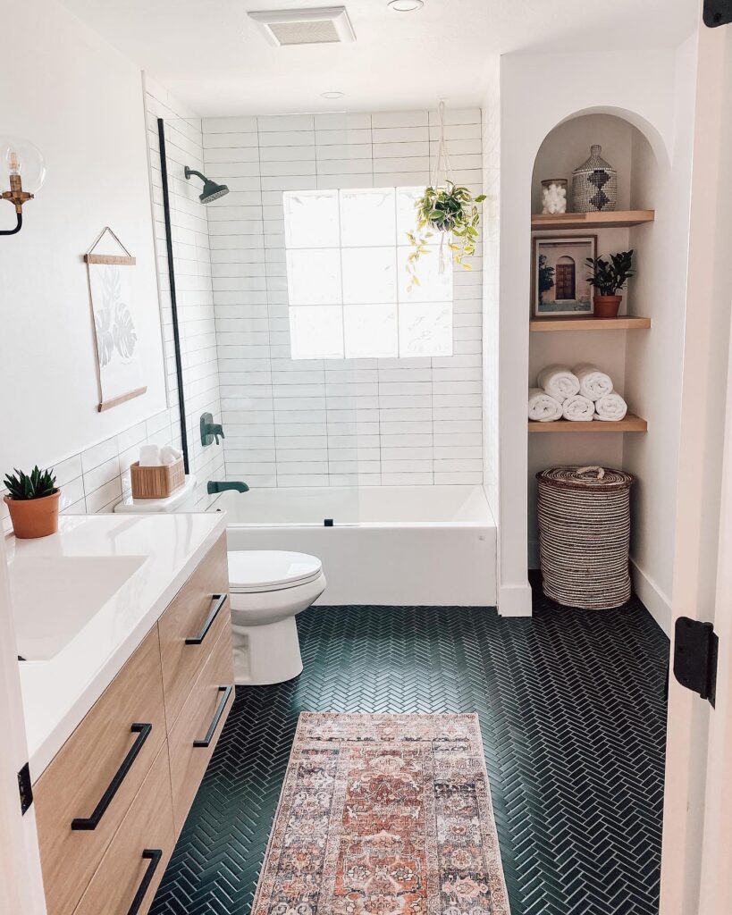 Modern Boho Bathroom Retreat

