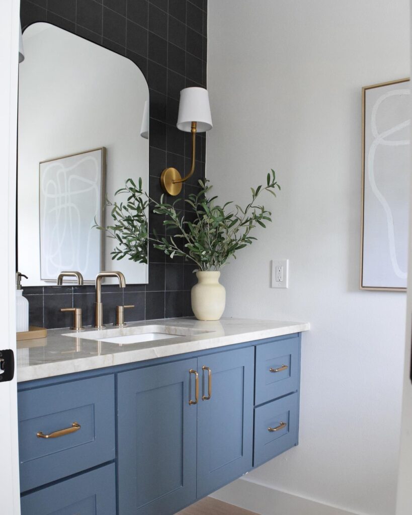Modern Elegance with a Moody Touch
