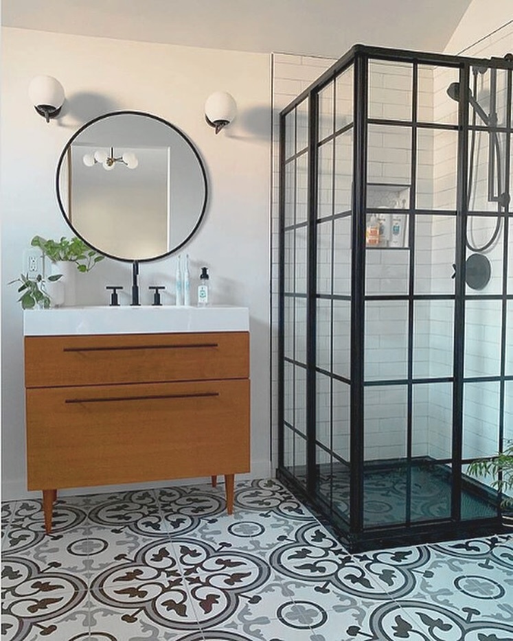 Modern Industrial Meets Mid-Century Charm
