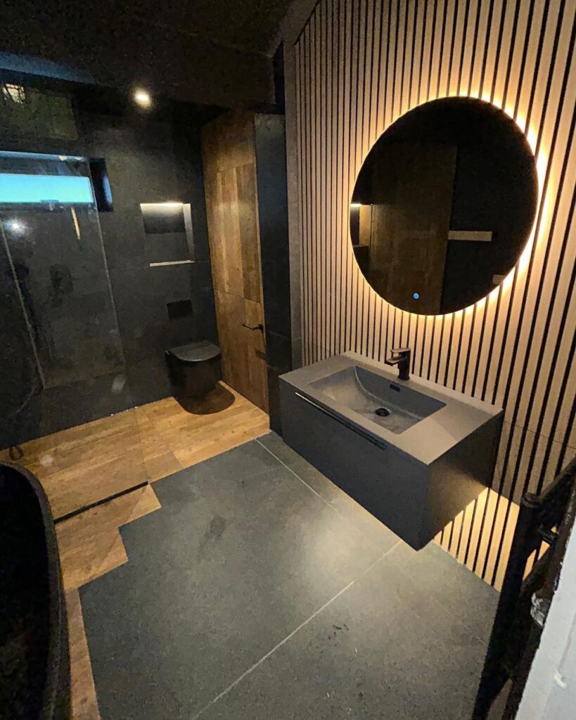 Modern Luxury with Ambient Lighting
