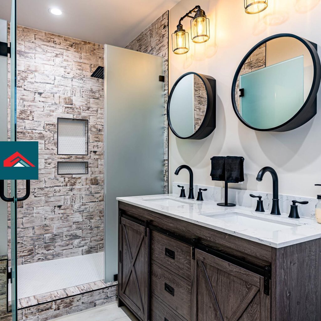Modern Rustic Industrial A Bold and Stylish Bathroom
