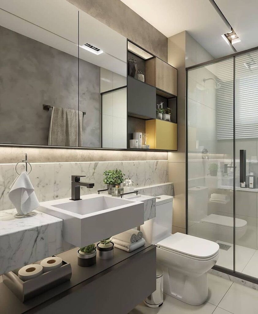 Modern and Elegant Bathroom Design
