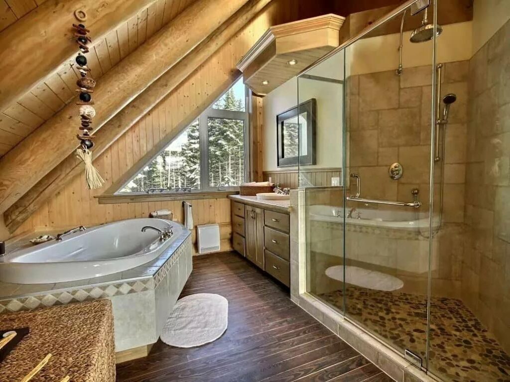 Rustic Cabin Retreat Bathroom


