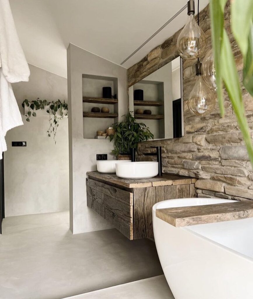 Rustic Elegance with Natural Elements

