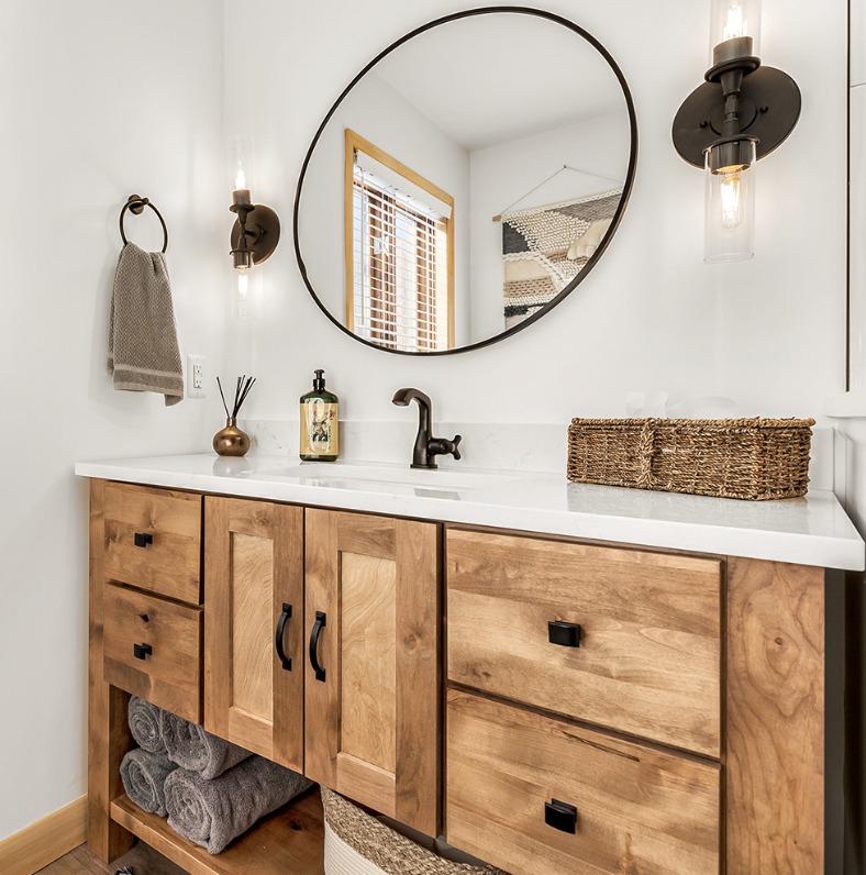 Rustic Modern Bathroom Vanity