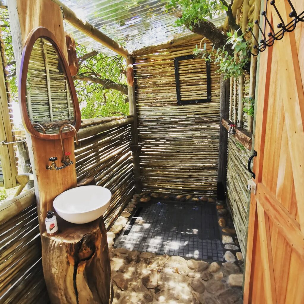Rustic Outdoor Shower A Harmony with Nature