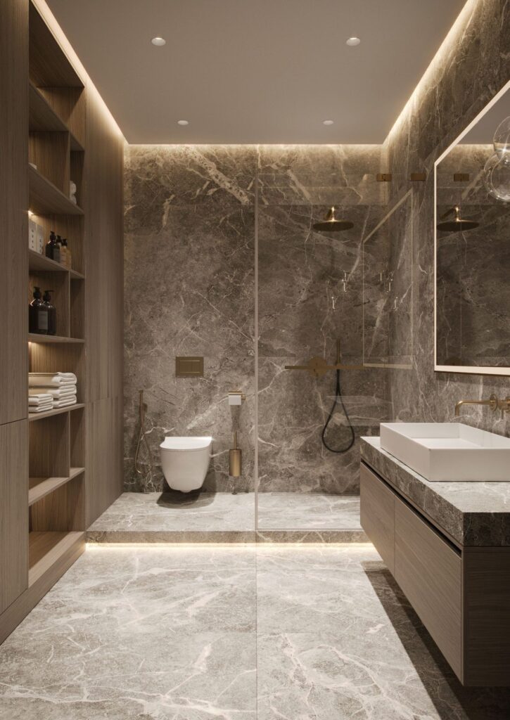 Sophisticated Minimalist Bathroom Design

