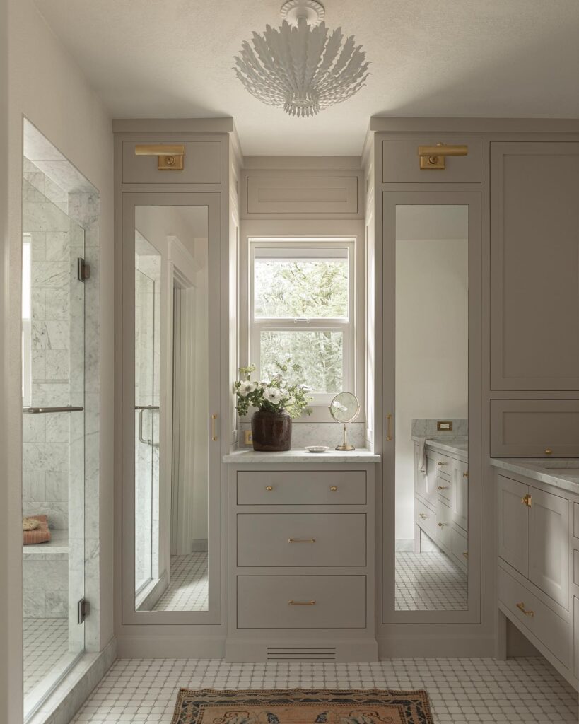 Timeless Bathroom Elegance with Soft Neutrals

