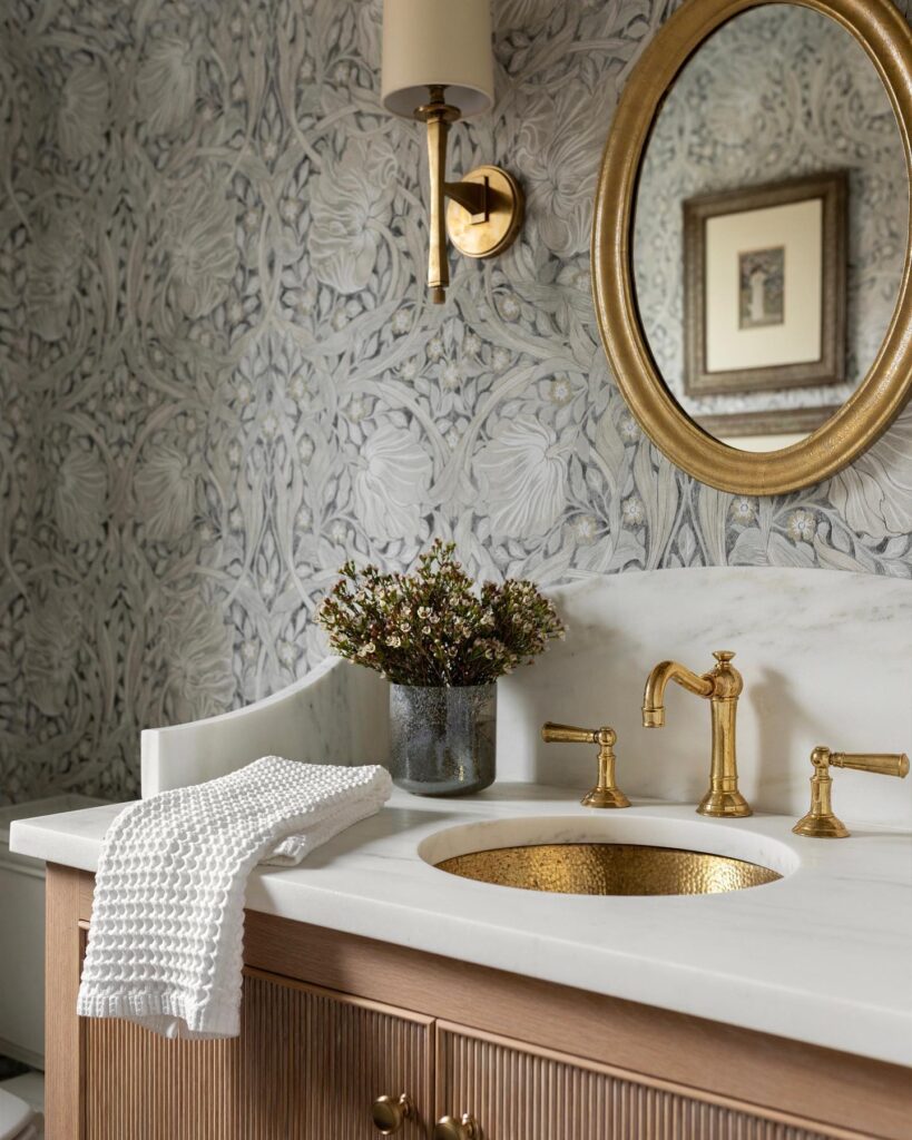 Timeless Elegance in a Powder Room
