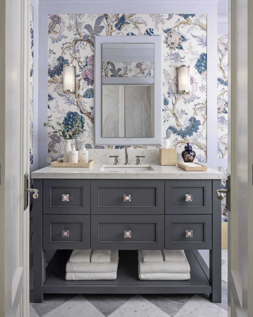 Timeless Elegance with a Floral Touch

