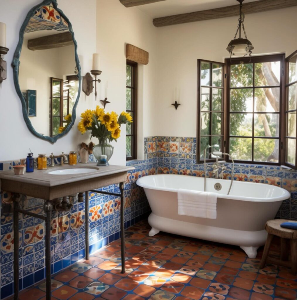 Vibrant Spanish Revival Elegance
