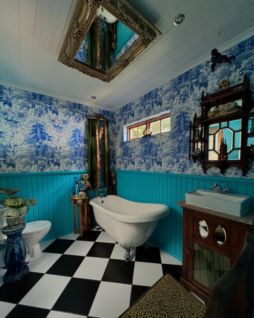 Vintage European-Inspired Bathroom