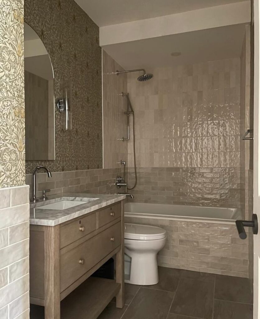 Warm and Elegant A Timeless Neutral Bathroom Design
