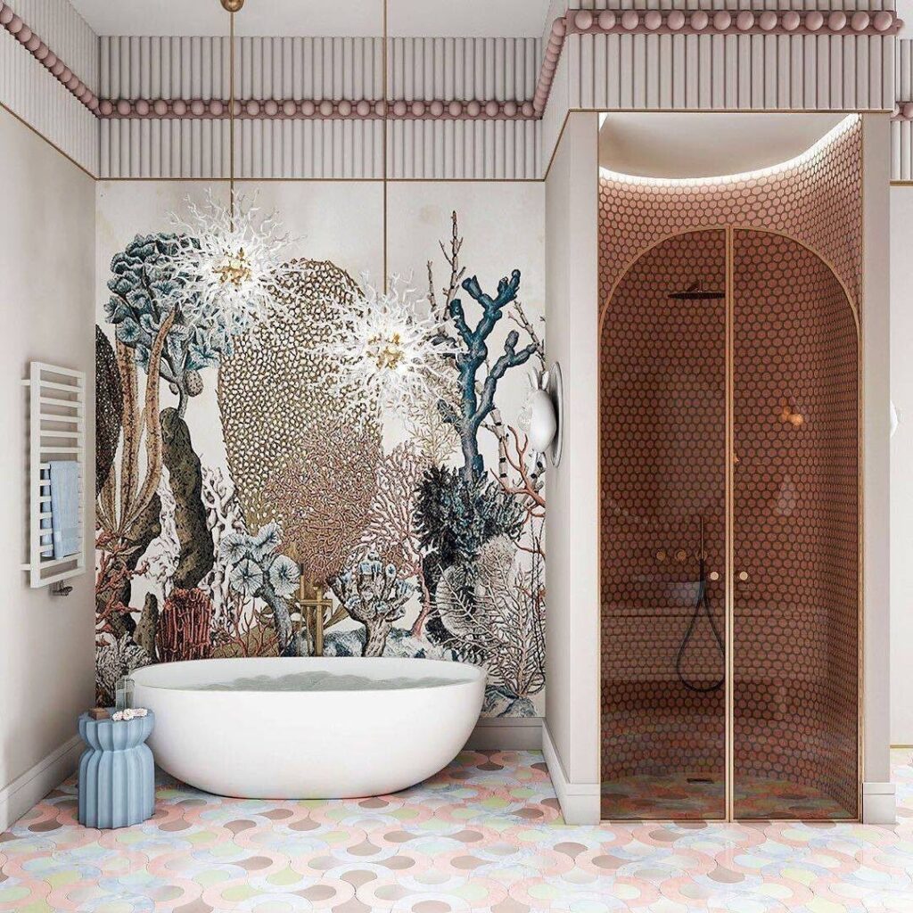 Whimsical Underwater-Inspired Bathroom
