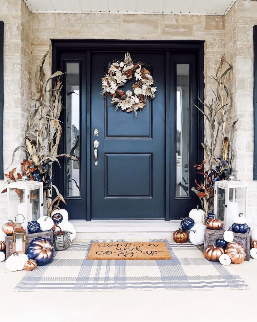 Autumnal Charm at the Entrance

