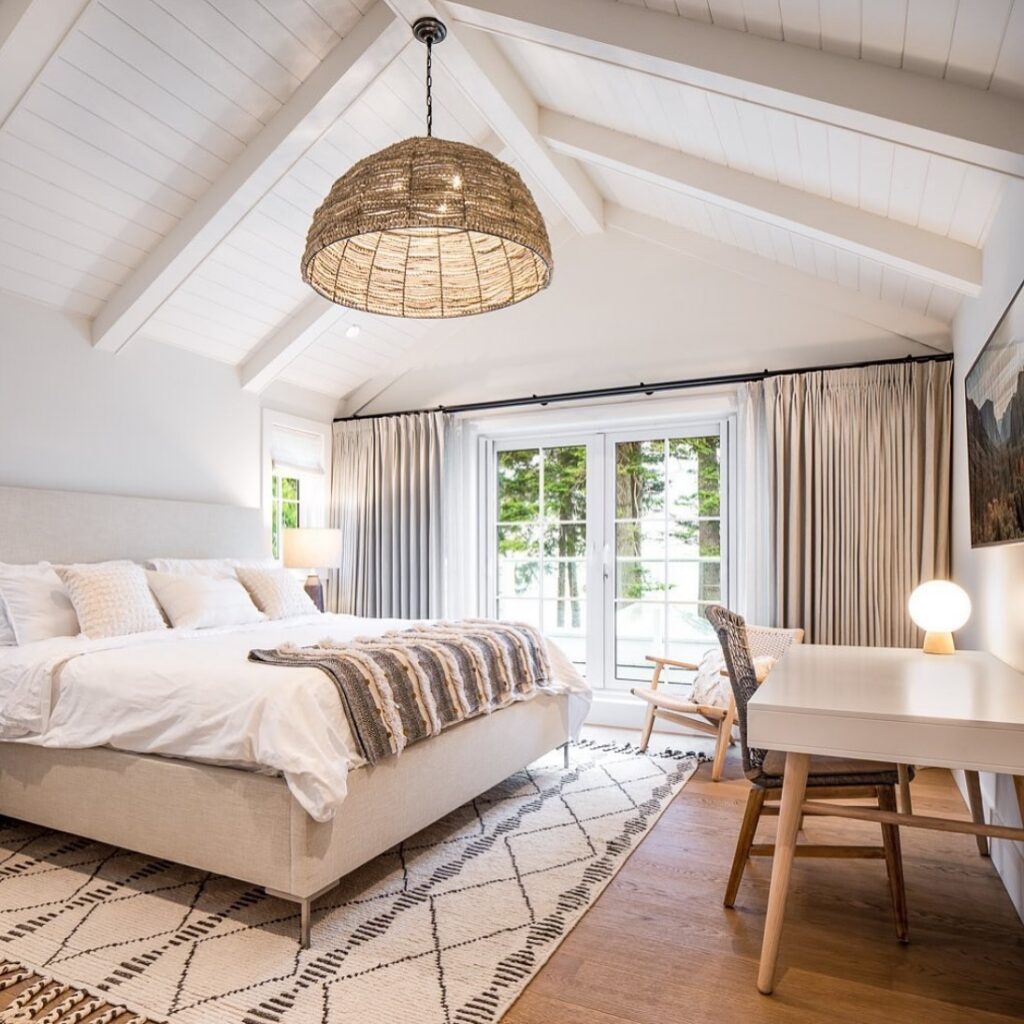 Bright and Airy Coastal Bedroom

