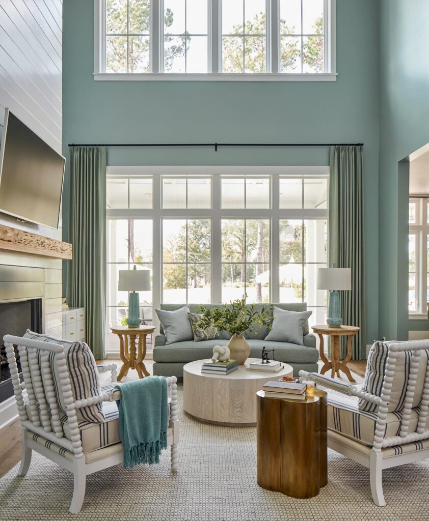 Bright and Airy Coastal Living Room

