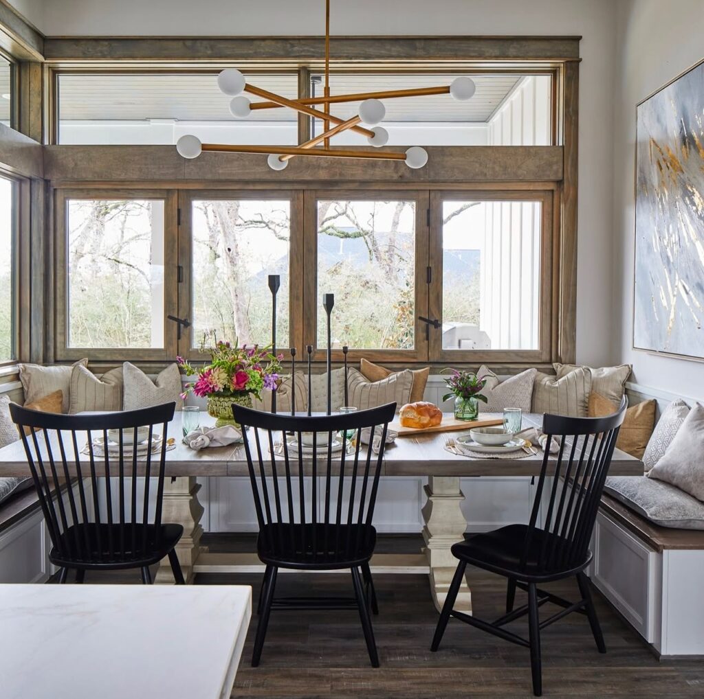 Bright and Airy Dining Nook with Scenic Views

