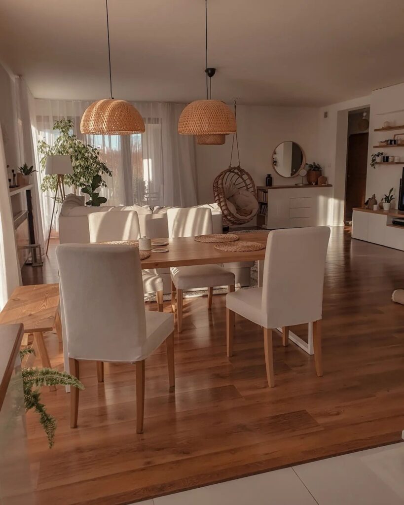 Bright and Airy Open-Plan Living and Dining Space

