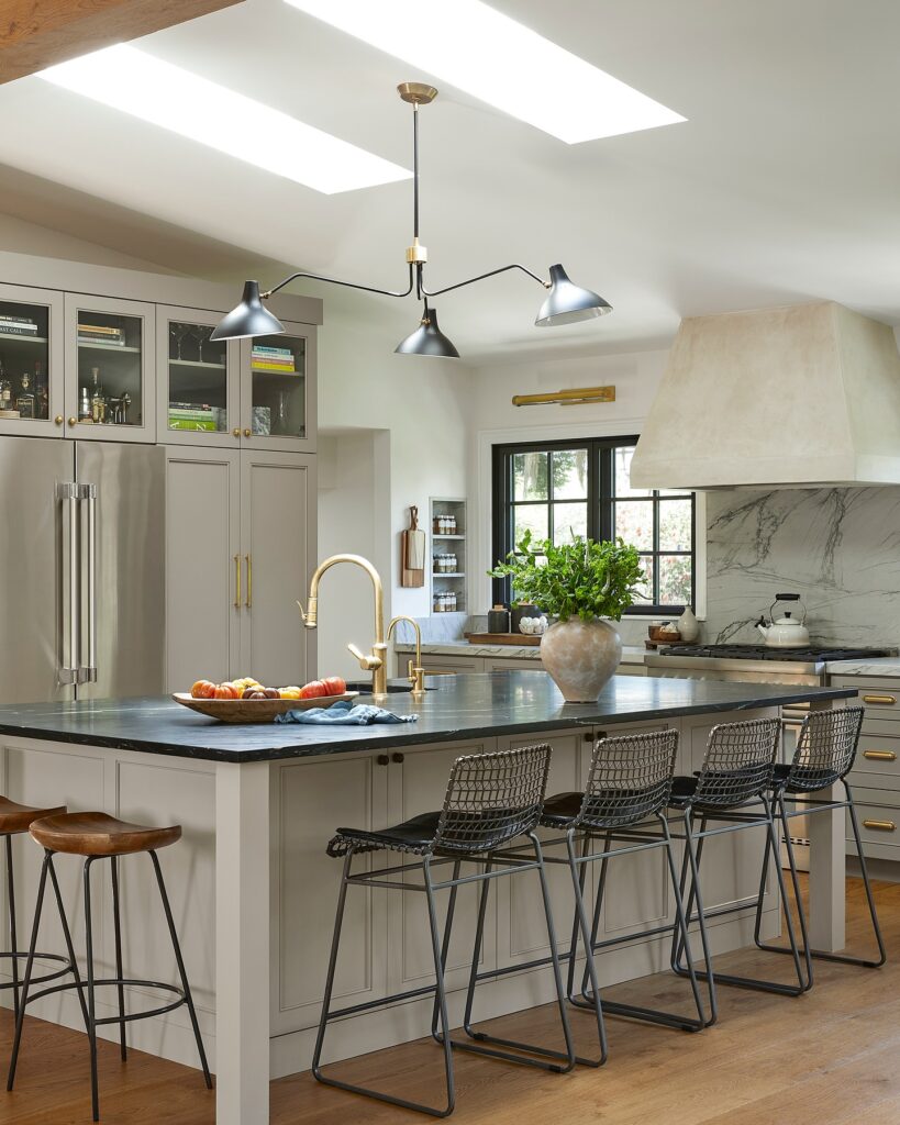 Bright and Modern Kitchen Island Dining
