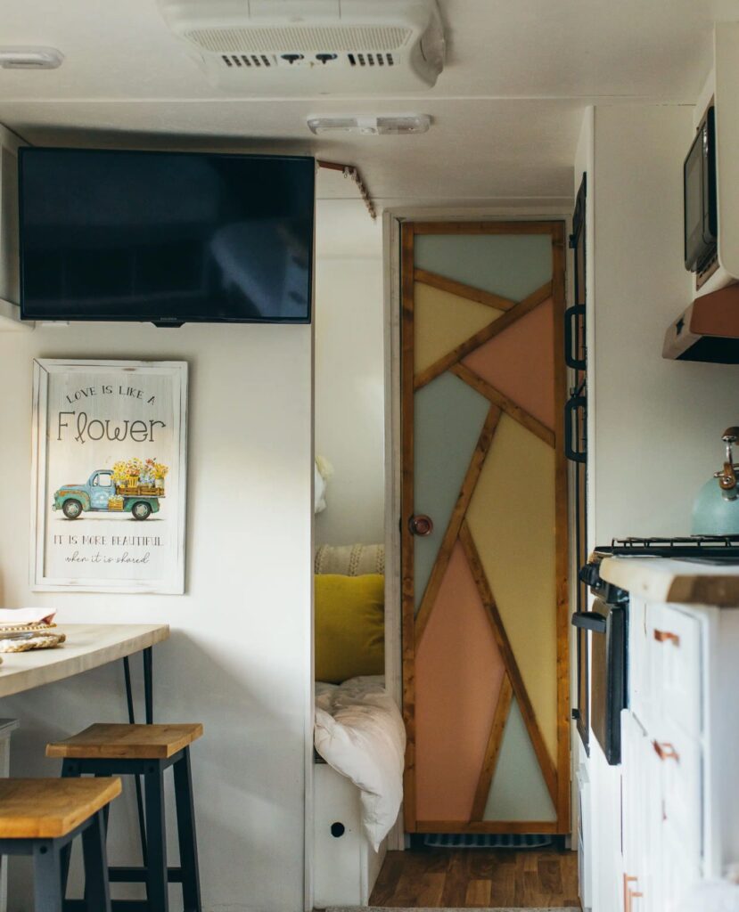 Compact and Functional Small Camper Interior

