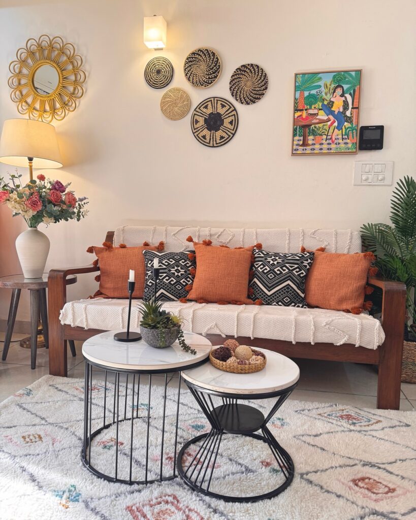 Cozy Boho Living Room


