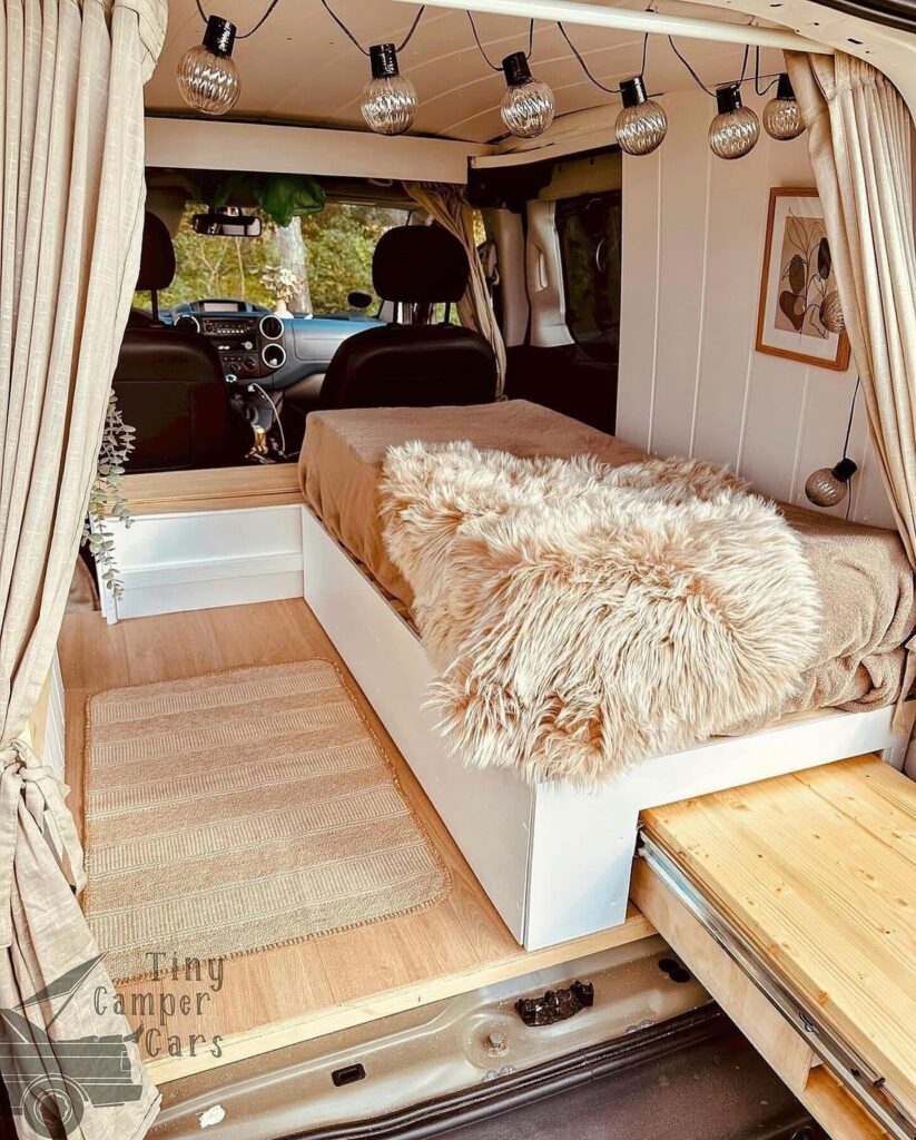 Cozy and Clever Small Camper Conversion

