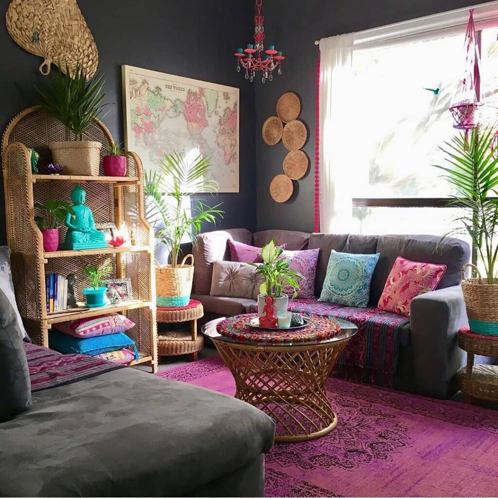 Eclectic Boho-Chic Living Room

