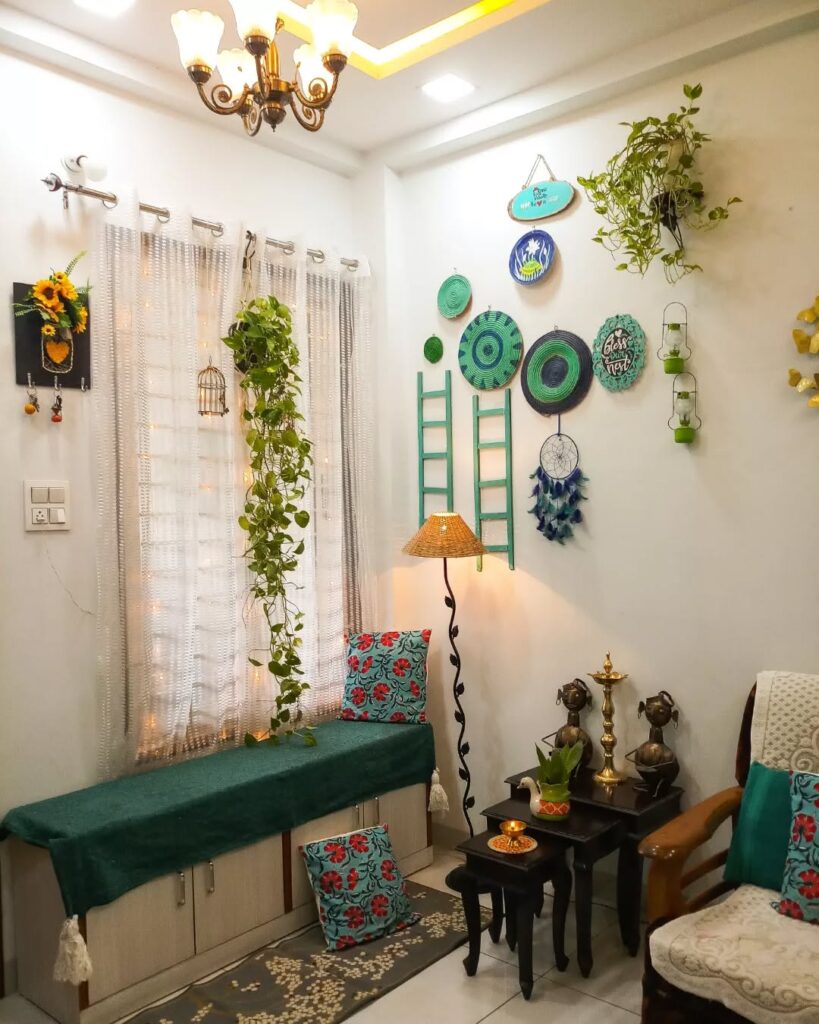 Eclectic and Plant-Filled Corner

