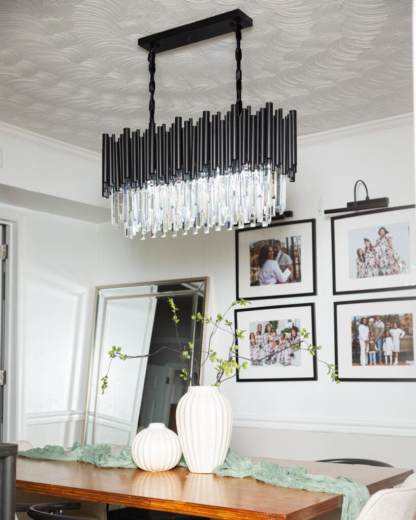 Modern Dining Area with Personal Touches

