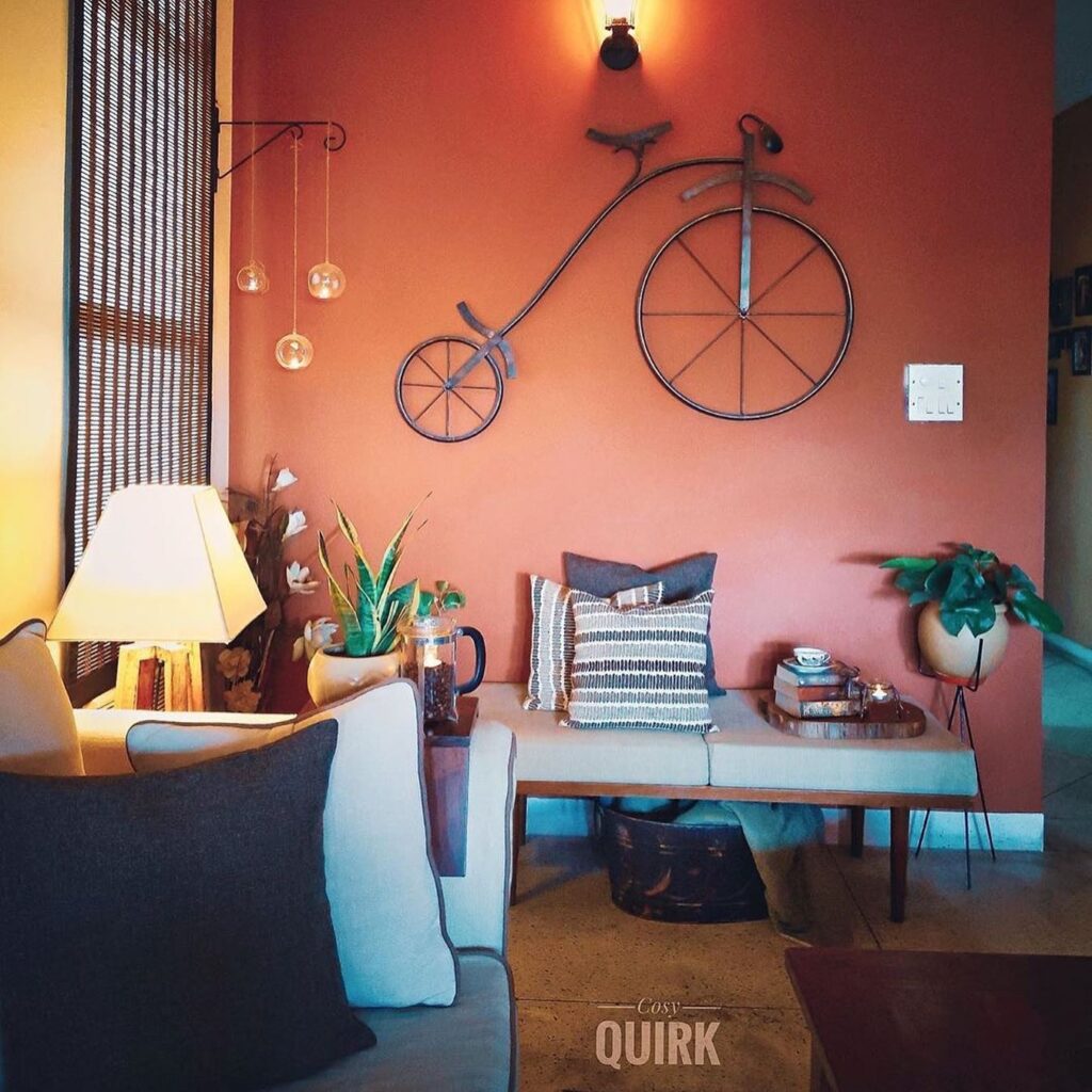 Quirky Industrial-Bohemian Living Space

