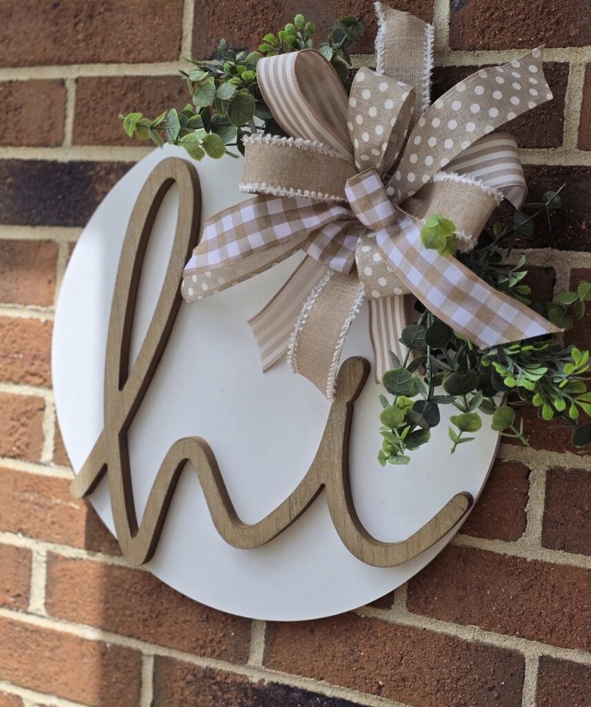 Rustic Hi Wreath

