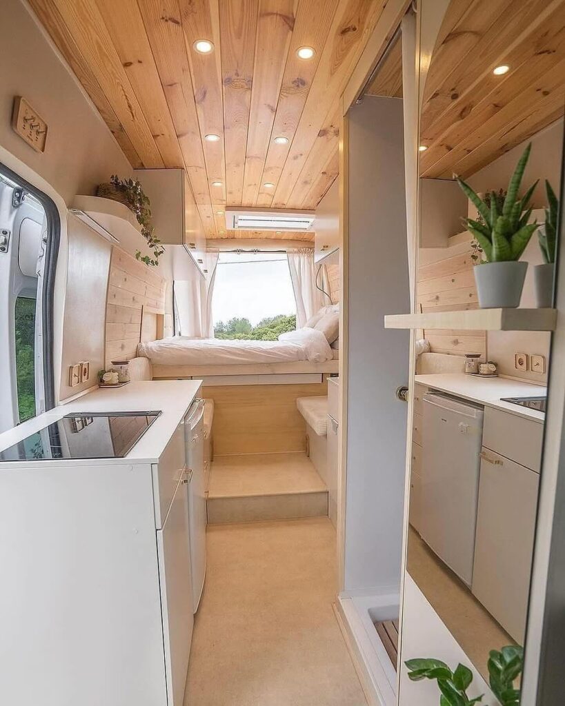 Stylish and Bright Small Camper Van Conversion in Islamabad

