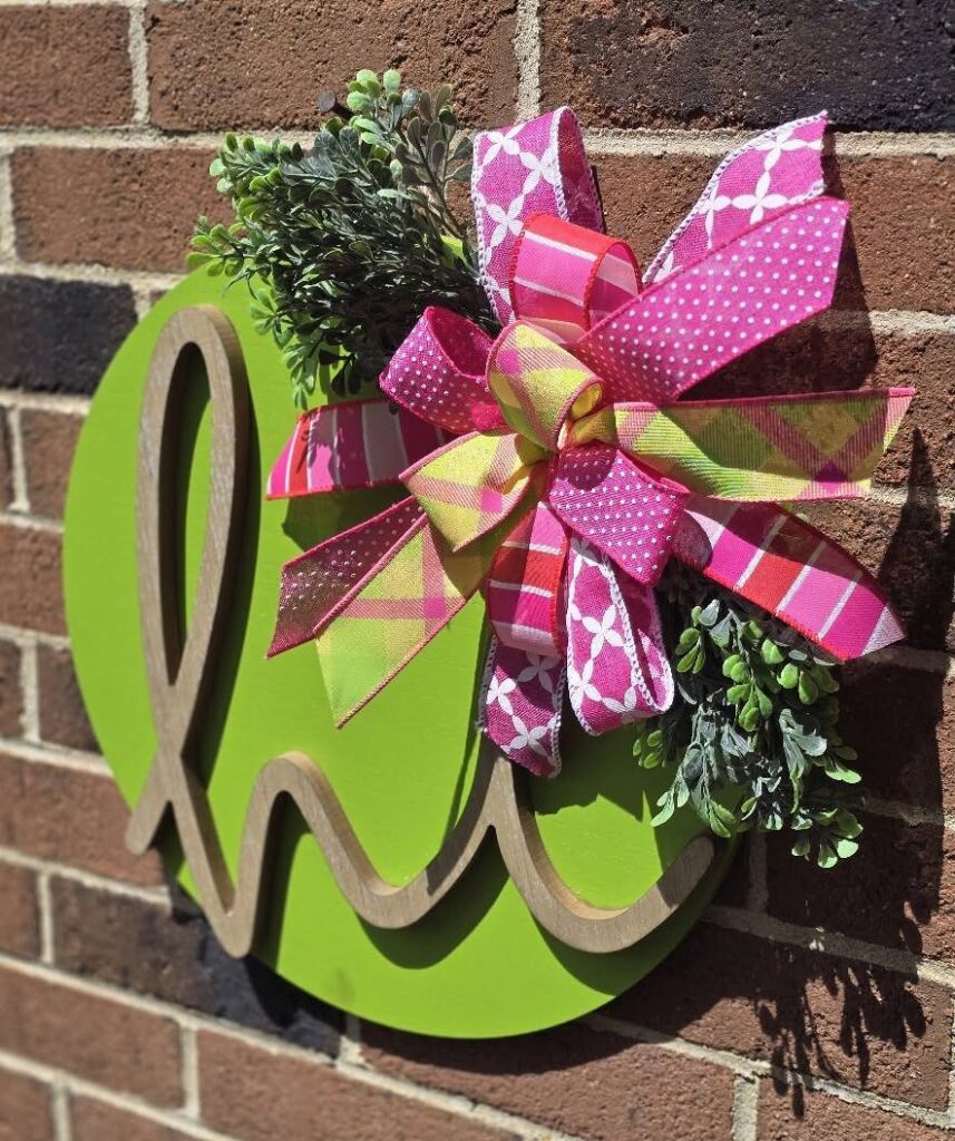 Vibrant Summer Welcome Wreath

