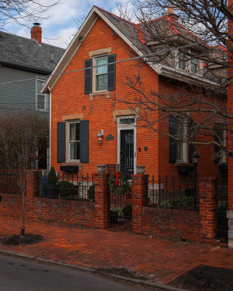 A Cozy Red Brick Home in Columbus
