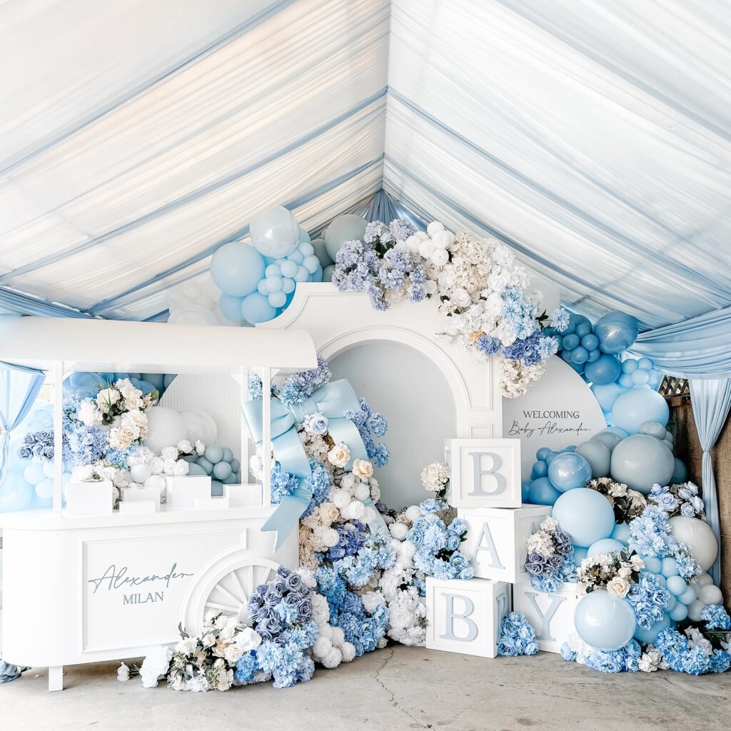 Baby Boy's Blooming Welcome
