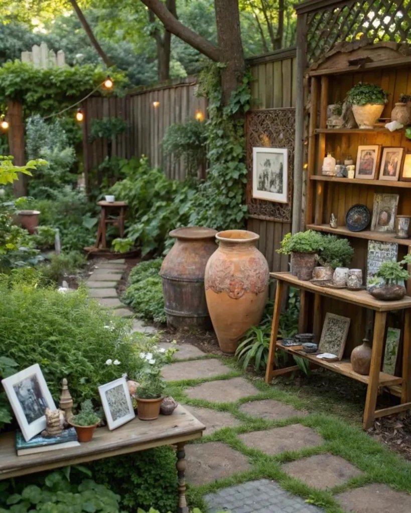 Charming Entrance with Gravel Path and Greenery
