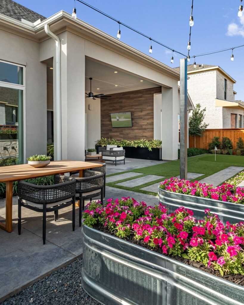 Elegant Outdoor Living Space at Toll Brothers at Fields - Woodlands Collection