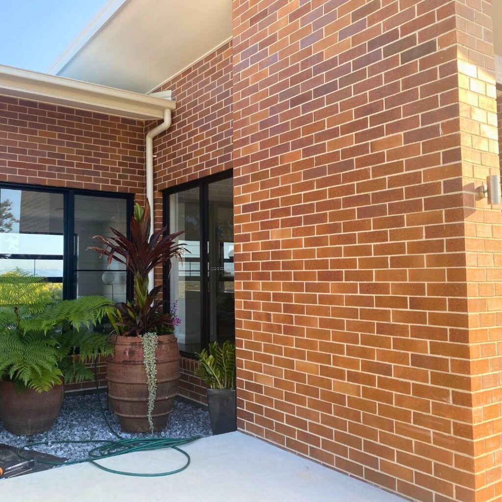 Freshly Laid PGH Bricks A Modern Exterior
