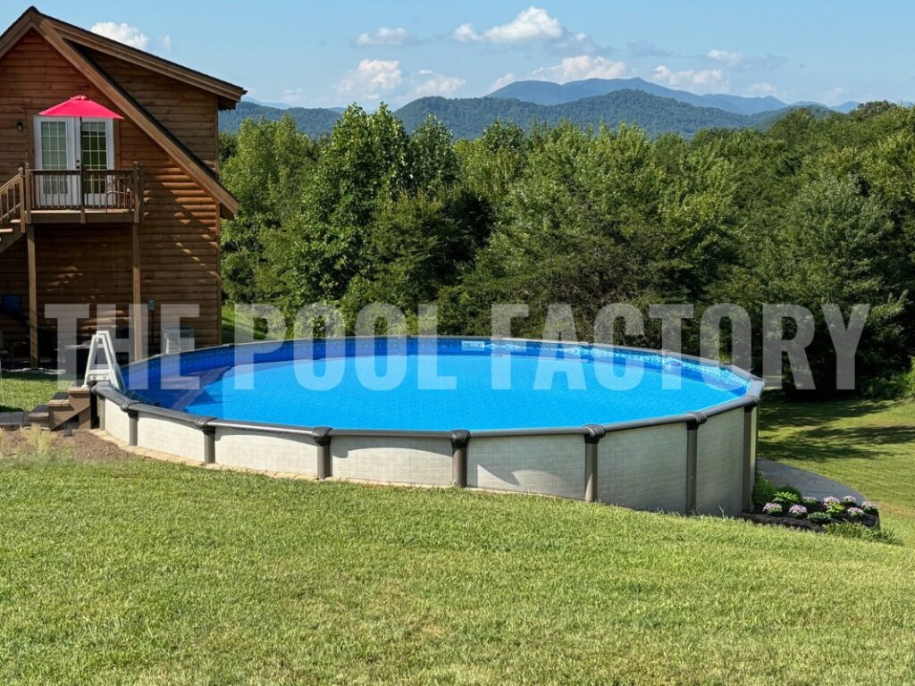 Melenia Above Ground Pool with Mountain Views
